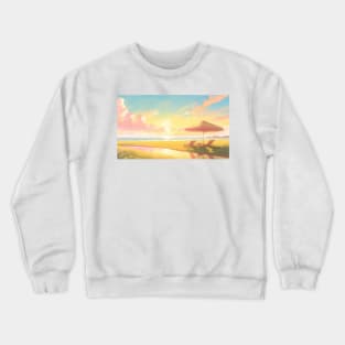 summertime resort Crewneck Sweatshirt